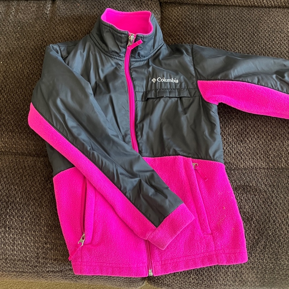 Girls Columbia fleece size 7/8
